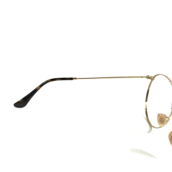 Ray-Ban Eyeglasses Frames RB3447-V ROUND METAL 2500 Shiny Gold Round 50-21-145 - Picture 8 of 11